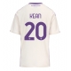 Fiorentina Moise Kean #20 Replike Gostujuci Dres 2025-26 Kratak Rukav